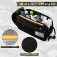 thumbnail image 5 of Pavilia Tactical Toiletry Bag for Men, Hygiene Travel Bag, Military Dopp Kit, Water Resistant Molle Pouch, Mens Shaving Grooming Essentials, Bathroom Shower Toiletries Small Organizer Case, Black, 5 of 9