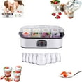 thumbnail image 2 of Probiotic Yogurt Motor, Homemade Probiotic Yogurt Maker With Adjustable Temperature And Time Control, Yogurt Machine With 8 Yogurter Jars, Perfect Gifts for Men & Women, 2 of 9