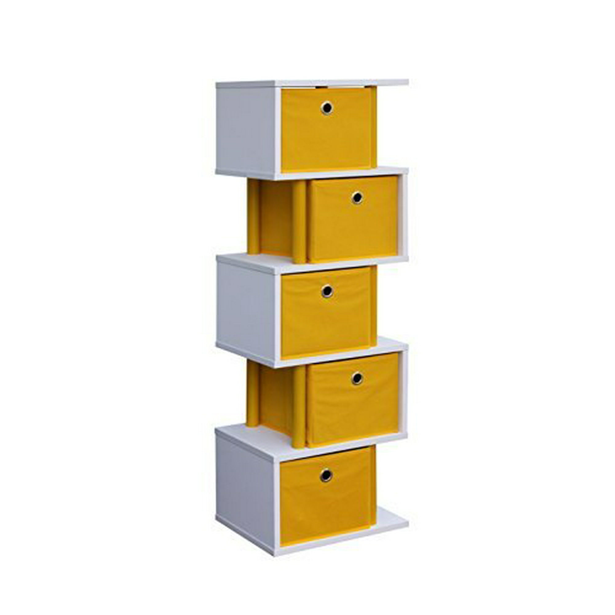 4d Concepts Zig Zag 5 Drawer Storage Tower In Yellow Canada 4d Concepts Zig Zag 5 Drawer Storage