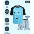 thumbnail image 4 of iXtreme Boys Rash Guard Set - 2 Piece UPF50+ Quick Dry Short Sleeve Swim Shirt & Swim Trunks for Boys, 4 of 6