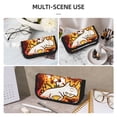 thumbnail image 6 of Lsque Geometry Dash Pattern Canvas Pen Case - Pencil Pouch - Makeup Bag - Zipper Pouch -Stationery Case - Storage High Capacity Bag Pouch Holder Box Organizer, 6 of 8