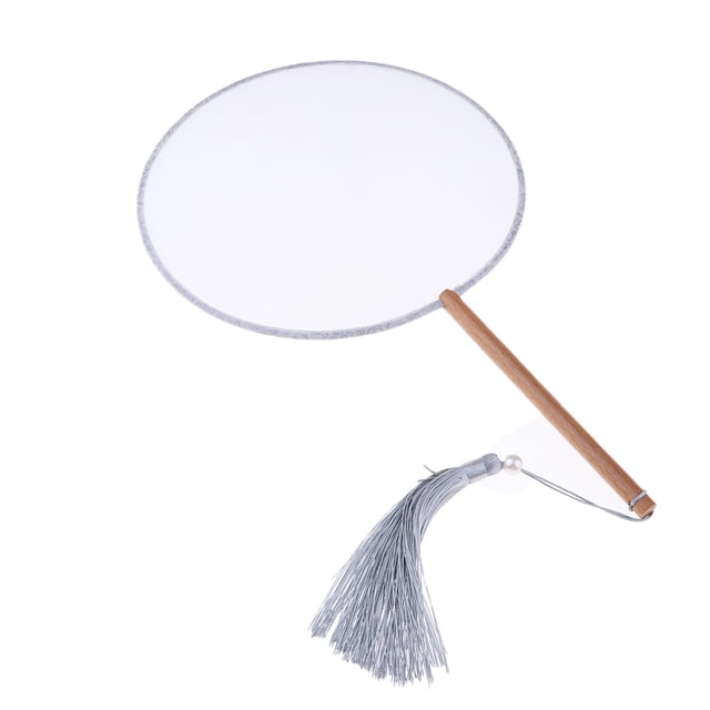 Ventilador de Mano Hugo Adornos Accesorios para Pintura de Bricolaje gris