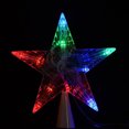 thumbnail image 5 of CAROOTU Large Christmas Tree Topper Star Lights Lamp Multi Color Decoration 100-240V, 5 of 5