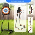 thumbnail image 7 of TERRAMUS Kids Archery Target Game Set, 2-Pack Luminescent Active Bows with Pneumatic Launchers Vacuum Suction Arrows Toys for Boys Girls Ages 5-11+, 7 of 7