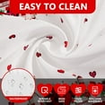 thumbnail image 5 of Valentines Day Tablecloth, Buffalo Plaid Red Hearts Valentines Table Cover Waterproof Dining Decorations, 60 x 104 inch, Polyester, 5 of 6