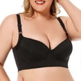 thumbnail image 1 of Women's Plus Size Ultimate Underwire Sports Bra, Max Control Push-Up Bras with Adjustable Straps Support Comfort Bralette, 1 of 5
