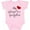 AD-Pink, variant on Inktastic My Heart Belongs Firefighter Girls Baby Bodysuit