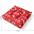 thumbnail image 3 of Christmas U-Shaped Chair Cushions,16"x16"Soft Comfortable Linen Textured Chair Pads Non Slip Seat Cushions for Indoor Dining Room and Kitchen Chairs, 3 of 8