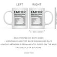 thumbnail image 5 of CTDream Funny 11oz. Ceramic Coffee Tea Mug Thank You Gift, Father Nutritional Facts, 1-Pack, Novelty Gag Birthday Christmas Gift Ideas, 5 of 7