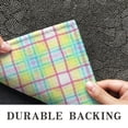thumbnail image 6 of Colorful Grid Checkered Pattern Door Rugs,Washable Non Slip Door Mats Indoor,Decorative Door Mats,Entry Mat Indoor for Entrance,Bedroom,Kitchen,Bathroom,20"x32", 6 of 6