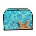 thumbnail image 2 of Fotbe Starfish And Seashell On The Beach 1 for Two Slice Toaster Cover, Fingerprint Protector, Super Soft Appliance Cover And Dust Cover,Bread Dust Cover & Fingerprint Protection, 2 of 7