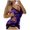 H1-Purple605, variant on Puliio Women's Halloween Pajamas Sets 2 Piece Pumpkin Printed Cami Top with Shorts Loungewear Casual Pjs Sets for Women