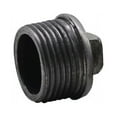 thumbnail image 3 of 5pcs 1/2" 3/4" Black Round End Caps Banded Malleable Cast Iron Pipe Fittings for Industrial Decoration Toilet Brackets / Holder, 3 of 5