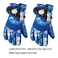 thumbnail image 2 of Yuarrent 2 piezas de guantes de nieve para niños, artículos deportivos antideslizantes, guantes gruesos para deportes de invierno a prueba de viento, Suministros térmicos azul M Yuarrent HA059843-07B, 2 of 6
