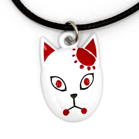 Tanjiro Kamado's Fox Mask - Demon Slayer 1.5" Necklace Pendant