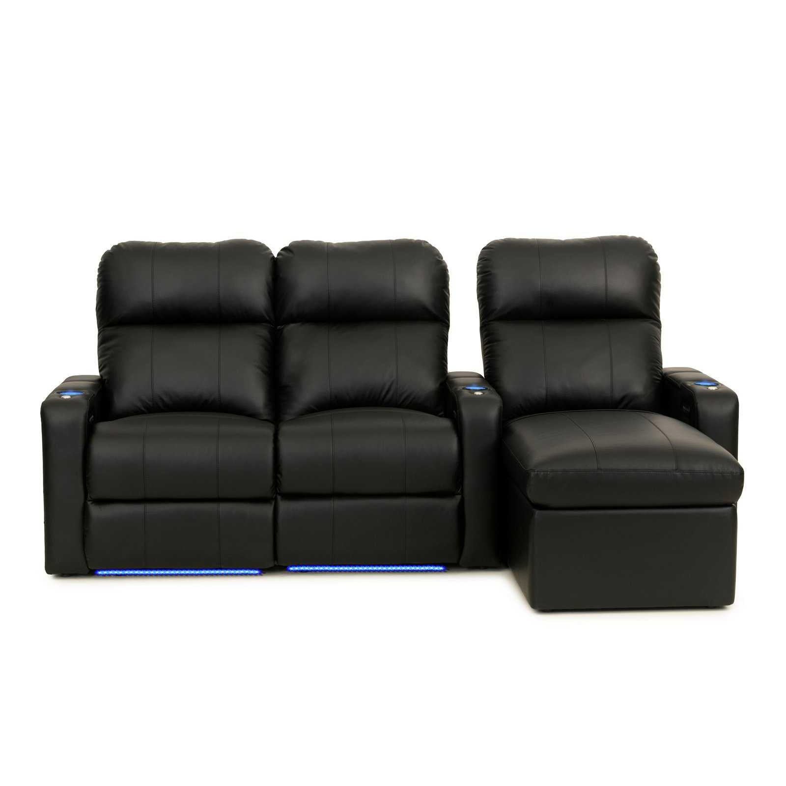 Octane Seating Turbo XL700 Power Loveseat with Chaise Lounge Home