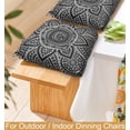 thumbnail image 3 of Indoor Outdoor Waterproof Chair Seat Pads Cushion |19x19 Inches – Thick Patio Garden Furniture Cushions with Ties, 3 of 4