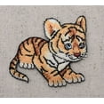 thumbnail image 2 of Baby Tiger Cub - Wild Animals/Zoo/Safari - Iron on Applique/Embroidered Patch, 2 of 2