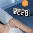 thumbnail image 5 of LED Electronic Alarm Clock - USB/Battery Dual Power, Voice Control, Color Light, Minimalist Design, 5 of 5