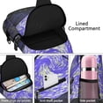 thumbnail image 3 of Space Geek Shoulder Backpack - Durable Sling Bag for Travelers - Anti-Theft Design with Alien Theme, 3 of 5