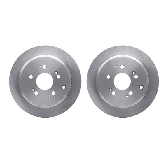 Dynamic Friction Company Rear Brake Rotors 6002-59049