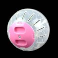 thumbnail image 1 of Roedor ratones corriendo pelota hámster ejercicio mascota pequeña juguetes divertidos (rosa 10 cm), 1 of 6