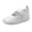 White, variant on LNMQLPDBS Boys Shoes Size 1 Girl Shoes 1 Year Old Shoes Newborn Boy Shoes for Little Girls Baby Boy 18-24 Months Crib Shoes Boys Warm Toddler Shoes, Black 6-9 Months