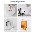 thumbnail image 4 of Lampara De Mesa De Noche VIMI Diseño De Bonsái Con Hojas Luz Amarillo, 4 of 6