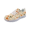 thumbnail image 4 of Chririnla Mesh Running Sneakers with Breathable, Lightweight Casual Training Shoes for Travel, Pumpkin Hummingbird Autumn, 4 of 11
