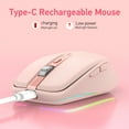 thumbnail image 2 of Optical indicator,Mice Buzhi Dpi Built-in Bt5.1 Dual-mode Adjustable Dpi Optical Indicator Dual-mode Computer Mice Adjustable Dual-mode Computer Built-in Battery Laptop Computer Mice, 2 of 6