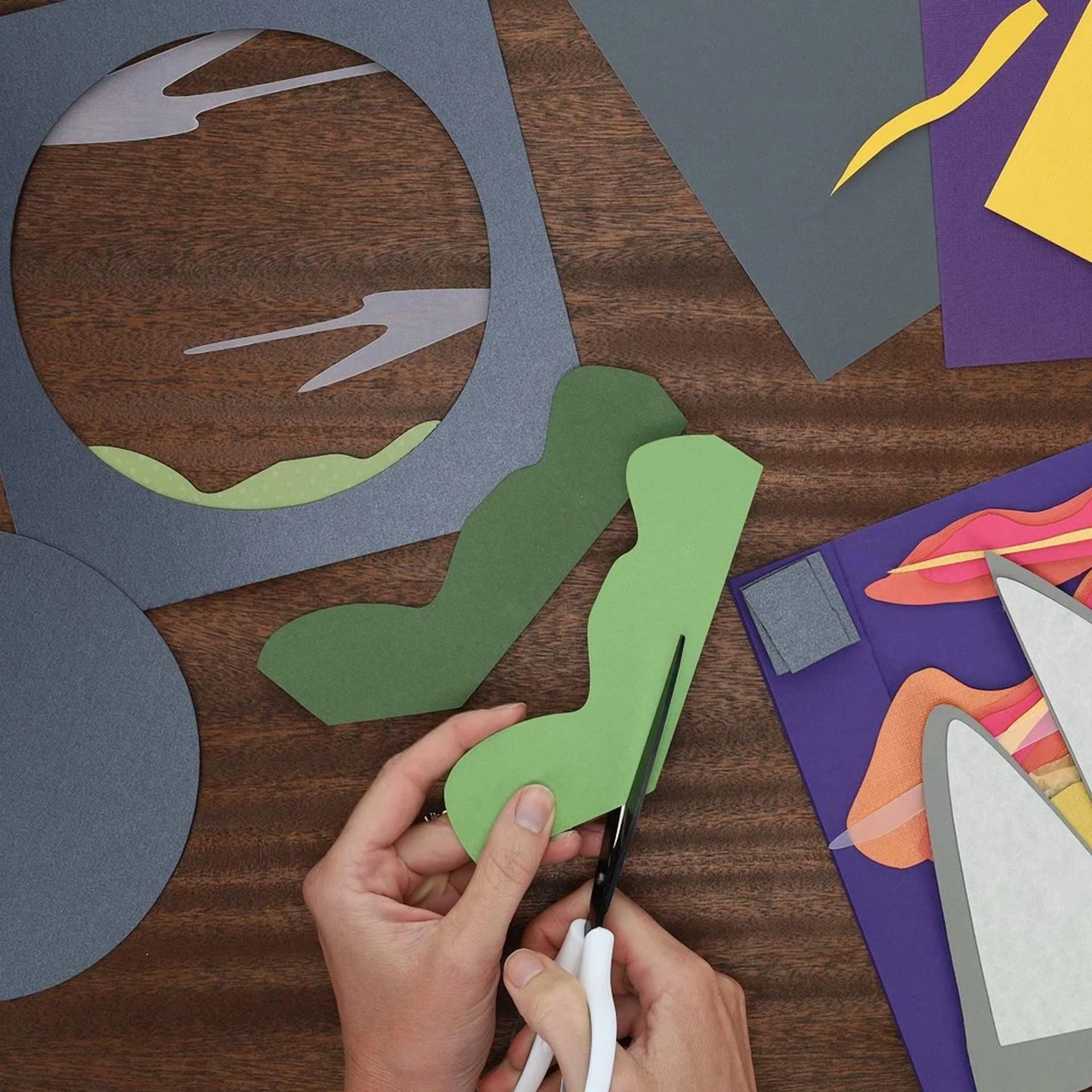 CIRCLE- Pa Paper Accents Smooth Cardstock 8.5" X 11" Posh Purple, 65Lb Colored
