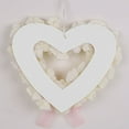 thumbnail image 3 of Ongmies Valentines Day Wreath Clearance Idyllic Heart Shaped Wreath Floral Rose Artificial Garland Door Wreath for Home Wedding Valentine'S Day Decoration Home Decor C, 3 of 8