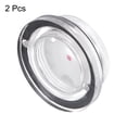 thumbnail image 3 of Uxcell 2pcs Air Compressor Oil Sight Glass M42 x 1.5mm Male Plastic Round Head Oil Indicator Window for Gearbox Tanks, 3 of 5