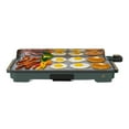 thumbnail image 6 of Beautiful XL Electric Griddle 12" x 22" with EverGood™ Ceramic Nonstick Coating, Thyme Green by Drew Barrymore, 6 of 7