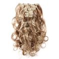 thumbnail image 1 of 7 Pcs Pince à Cheveux Extension de Cheveux Bouclés Perruque Pièce 27H613, 1 of 1
