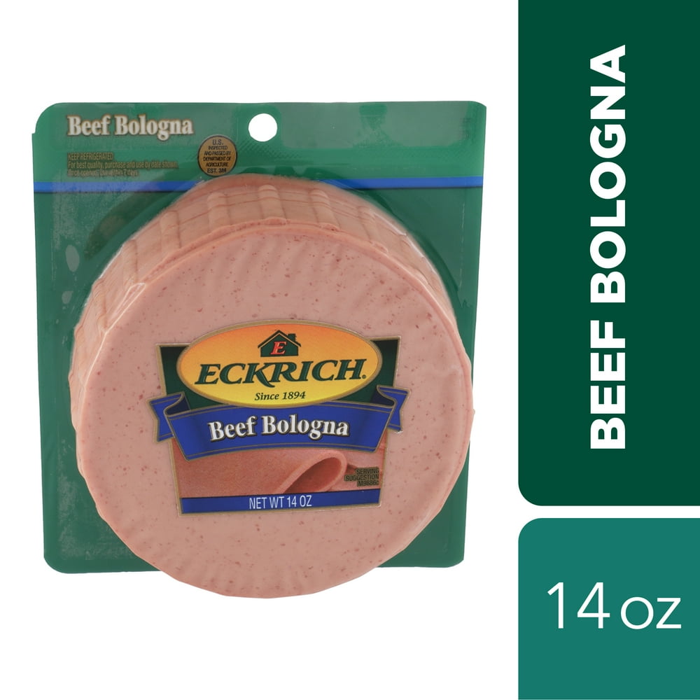 Eckrich PreSliced Beef Bologna, 14 oz
