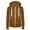 Brown, variant on Zip Up Hoodie for Women Y2K Zipper Sweatshirt Jackets Casual Athletic Long Sleeve Oversized Drawstring Hooded Sweatshirts Fall Winter Comfy Jackets with Pockets
