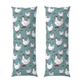 thumbnail image 1 of Balery Funny Chicken Funda Protectora para Almohada Corporal de Algodón Hipoalergénico con Cierre(55 x 21 pulgadas), Almohadas No Incluidas, 1 of 7
