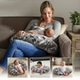 Boppy Nursing Pillow Original Support, Gray Dinosaurs