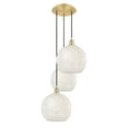 thumbnail image 3 of Innovations Lighting - White Mouchette - 3 Light Cord Hung Multi Pendant In, 3 of 7