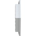 thumbnail image 3 of 24"W x 22"H Horizontal Peaked Gable Vent (29 3/4"W x 27"H Frame Size): Functional, PVC Gable Vent w/ 1" x 4" Flat Trim Frame, 3 of 14