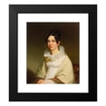 thumbnail image 2 of Jacob Eichholtz 12x14 Black Modern Framed Museum Art Print Titled - Mrs. Longnecker (circa 1820), 2 of 5