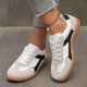 thumbnail image 2 of Zapatillas deportivas para mujer: cómodas zapatillas con cordones y espuma viscoelástica, ligeras de piel vegana, zapatillas de moda para mujer para todo el día (2025), 2 of 8