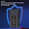 thumbnail image 3 of Enrutador WiFi de Bolsillo 5G de 8000 MAh, Wi-Fi 6, Punto de Acceso Móvil de Doble Banda 5G, Pantalla A Color de 1800 Mbps, Enrutador Portátil 5G/4G LTE, UE., 3 of 6