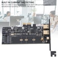 thumbnail image 3 of PCI-E To USB 3.0 PCI Express Card, PCI-E USB 3.0 Type C Adapter Stable Built in Current Protecting PCB with Fittings for 32 Bit 64 Bit System, 3 of 7