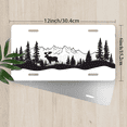 thumbnail image 2 of 1 Pcs 2D Flat License Plate Covers & Frames, Moose in Mountain For Decorative Front, Waterproof For Decoration Aluminum License Plate Covers & Frames Cover For Men Women, 12" X 6", 2 of 6