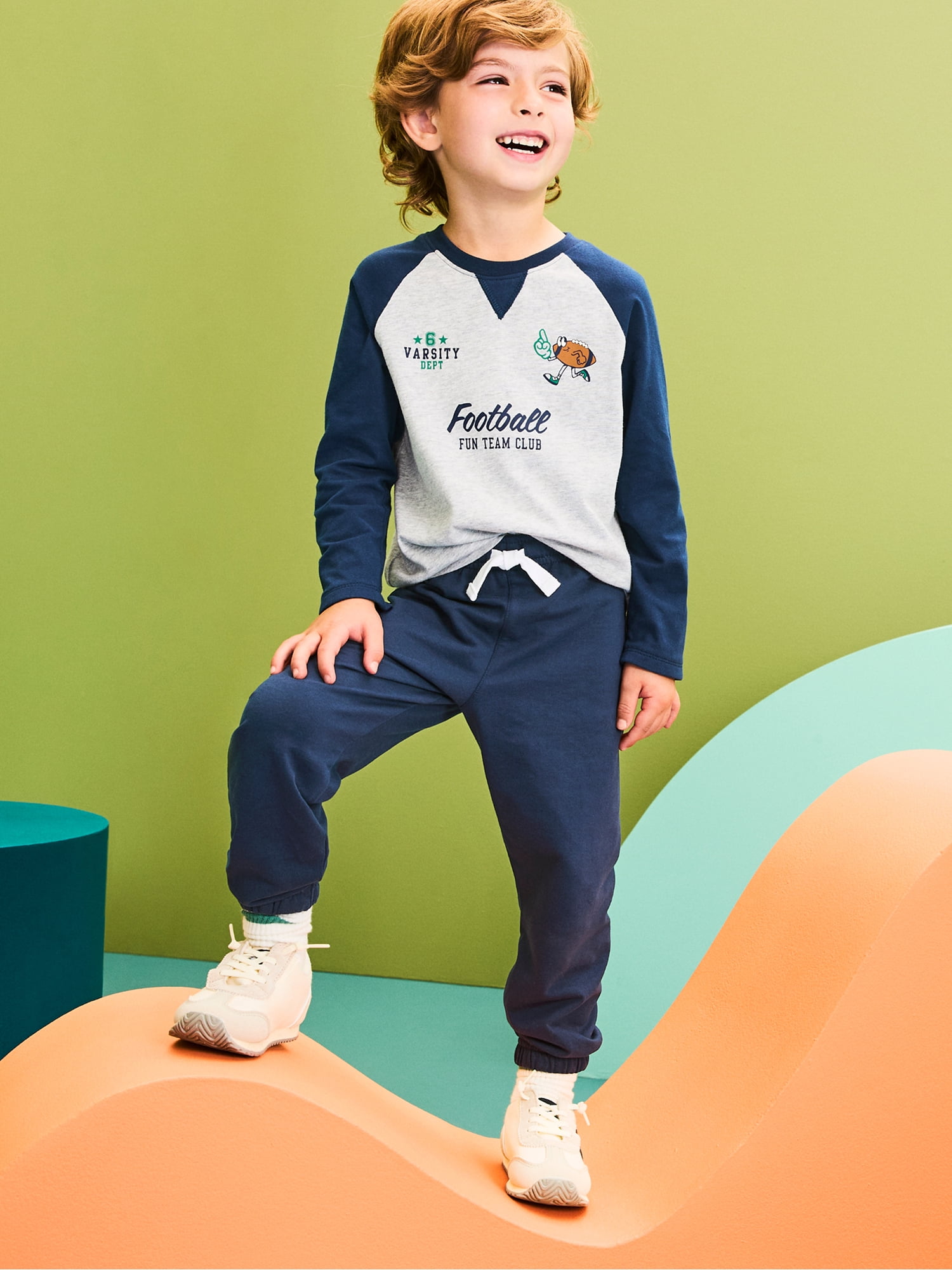 Garanimals Baby & Toddler Boys French Terry Pull-On Joggers, Single & 3-Pack, Sizes 0-6T