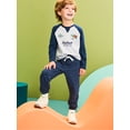 thumbnail image 2 of Garanimals Baby & Toddler Boys French Terry Pull-On Joggers, Single & 3-Pack, Sizes 0-6T, 2 of 11