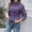 Purple, variant on DuoJiaJ Sweaters for Women Pullover Turtleneck Cable Knit Tunic Long Sleeve Warm Trendy Tops Black L