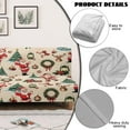 thumbnail image 5 of Yuyamidu Santa Claus Futon Cover Armless Sofa Covers Cute Armless Futon Bed Cover Easy to Install Rv Jackknife Sofa Covers Gift for Friends, 5 of 8